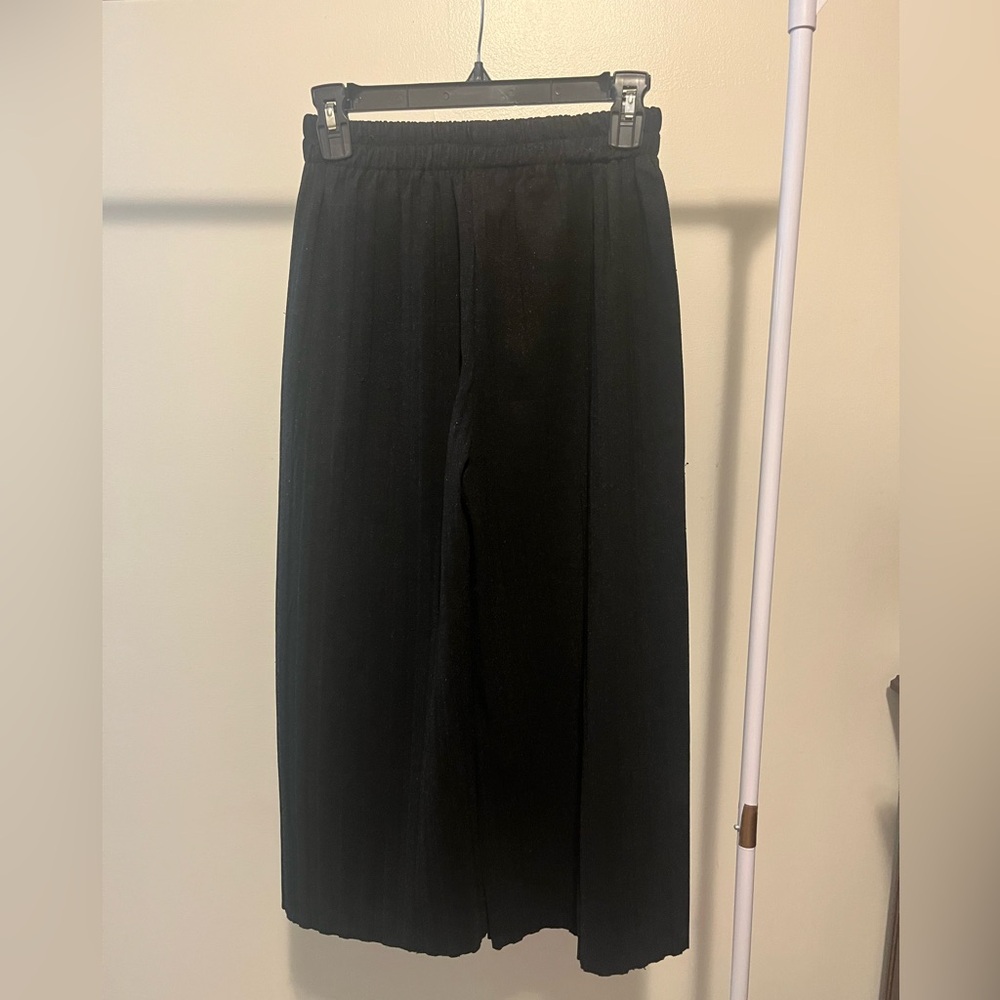 Black Culotte Pants